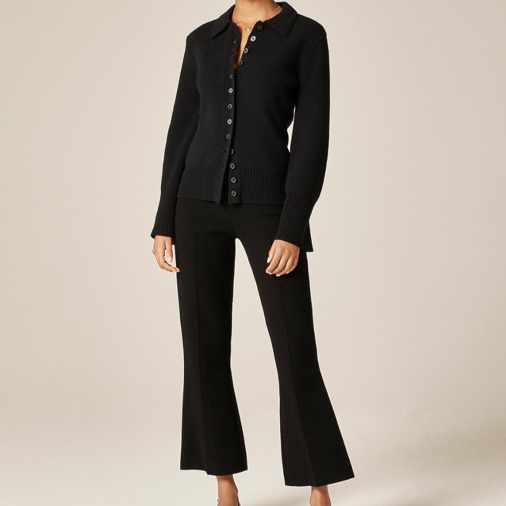 J.CREW New Delaney kickout sweater pant